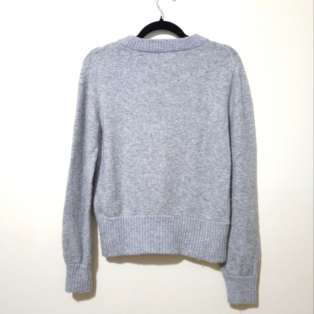 J.Crew Gray Basic Essential Gray Cozy Alpaca Meri… - image 2